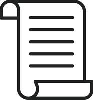 Scroll icon vector image. Suitable for mobile apps, web apps and print media.