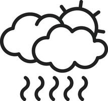 Smog icon vector image. Suitable for mobile apps, web apps and print media.