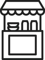 Stall icon vector image. Suitable for mobile apps, web apps and print media.