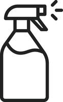 Spray Bottle icon vector image. Suitable for mobile apps, web apps and print media.
