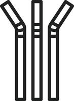 Straw icon vector image. Suitable for mobile apps, web apps and print media.