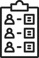 Survey icon vector image. Suitable for mobile apps, web apps and print media.