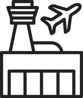 Airport icon vector image. Suitable for mobile apps, web apps and print media.