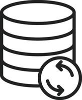 Backup icon vector image. Suitable for mobile apps, web apps and print media.