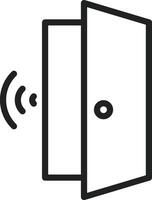 Automatic Doors icon vector image. Suitable for mobile apps, web apps and print media.