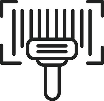 código de barras escanear icono vector imagen. adecuado para móvil aplicaciones, web aplicaciones y impresión medios de comunicación.