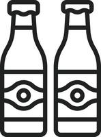 Beer Bottle icon vector image. Suitable for mobile apps, web apps and print media.
