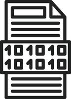 Binary Code icon vector image. Suitable for mobile apps, web apps and print media.
