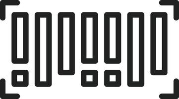 Barcode icon vector image. Suitable for mobile apps, web apps and print media.