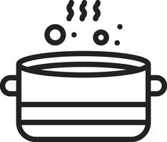 Boil icon vector image. Suitable for mobile apps, web apps and print media.
