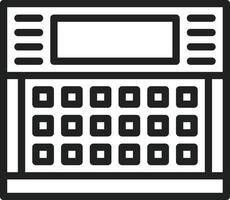 Burglar Alarm icon vector image. Suitable for mobile apps, web apps and print media.