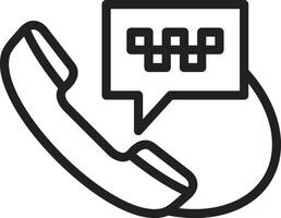 Call Taxi icon vector image. Suitable for mobile apps, web apps and print media.