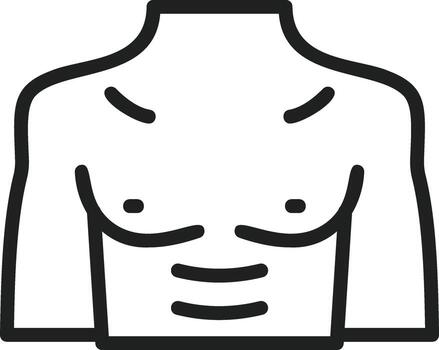 Chest icon vector image. Suitable for mobile apps, web apps and print media.