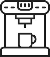 Coffee Machine icon vector image. Suitable for mobile apps, web apps and print media.
