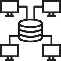 Data Connection icon vector image. Suitable for mobile apps, web apps and print media.