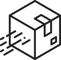 Delivery Box icon vector image. Suitable for mobile apps, web apps and print media.