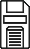 Diskette icon vector image. Suitable for mobile apps, web apps and print media.