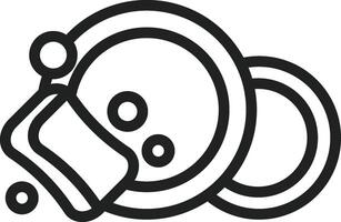 Dish Washing icon vector image. Suitable for mobile apps, web apps and print media.