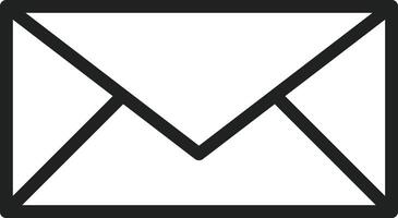 Email icon vector image. Suitable for mobile apps, web apps and print media.