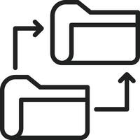 File Sharing icon vector image. Suitable for mobile apps, web apps and print media.