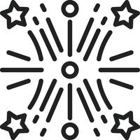 Fireworks icon vector image. Suitable for mobile apps, web apps and print media.