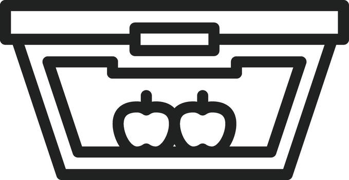 Food Storage icon vector image. Suitable for mobile apps, web apps and print media.