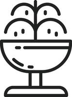 Fountain icon vector image. Suitable for mobile apps, web apps and print media.
