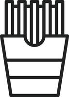 French Fries icon vector image. Suitable for mobile apps, web apps and print media.