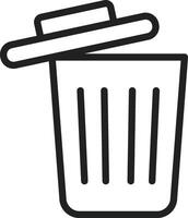 Garbage icon vector image. Suitable for mobile apps, web apps and print media.