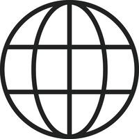 Globe icon vector image. Suitable for mobile apps, web apps and print media.