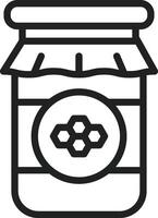 Honey icon vector image. Suitable for mobile apps, web apps and print media.