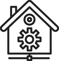 Home Automation icon vector image. Suitable for mobile apps, web apps and print media.