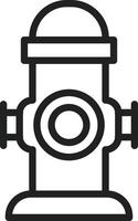 Hydrant icon vector image. Suitable for mobile apps, web apps and print media.