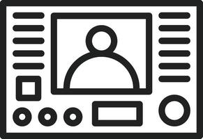 Intercom icon vector image. Suitable for mobile apps, web apps and print media.