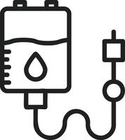 IV Bag icon vector image. Suitable for mobile apps, web apps and print media.