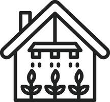 Irrigation System icon vector image. Suitable for mobile apps, web apps and print media.