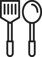 Kitchen Utensils icon vector image. Suitable for mobile apps, web apps and print media.
