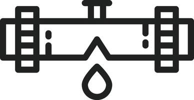 Leak Detector icon vector image. Suitable for mobile apps, web apps and print media.