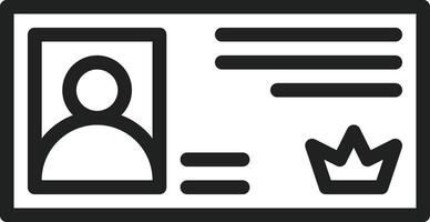 Membership icon vector image. Suitable for mobile apps, web apps and print media.
