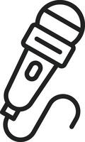 Microphone icon vector image. Suitable for mobile apps, web apps and print media.