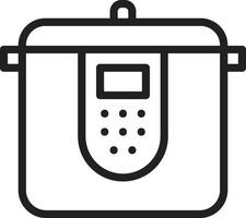 Multi Cooker icon vector image. Suitable for mobile apps, web apps and print media.