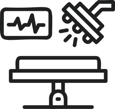 operando habitación icono vector imagen. adecuado para móvil aplicaciones, web aplicaciones y impresión medios de comunicación.