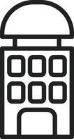 Phone Booth icon vector image. Suitable for mobile apps, web apps and print media.