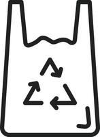 Plastic Bag icon vector image. Suitable for mobile apps, web apps and print media.