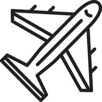 Plane icon vector image. Suitable for mobile apps, web apps and print media.