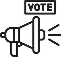 Promote icon vector image. Suitable for mobile apps, web apps and print media.