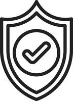 Protect icon vector image. Suitable for mobile apps, web apps and print media.