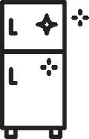 Refrigerator icon vector image. Suitable for mobile apps, web apps and print media.