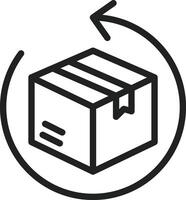 Return icon vector image. Suitable for mobile apps, web apps and print media.