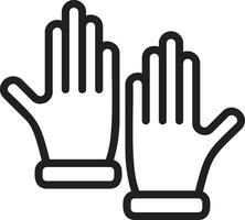 Rubber Gloves icon vector image. Suitable for mobile apps, web apps and print media.